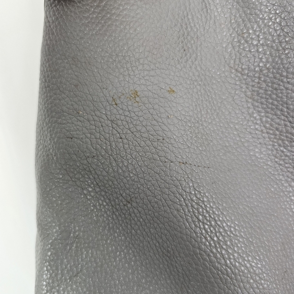 Dooney & Bourke Pebble Grain Logo Lock Sac in color gray - Picture 4 of 16